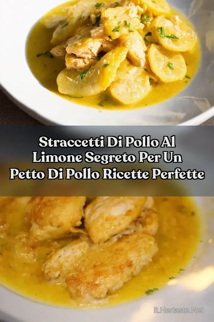 Straccetti di Pollo al Limone Segreto per un Petto di Pollo Ricette Perfette