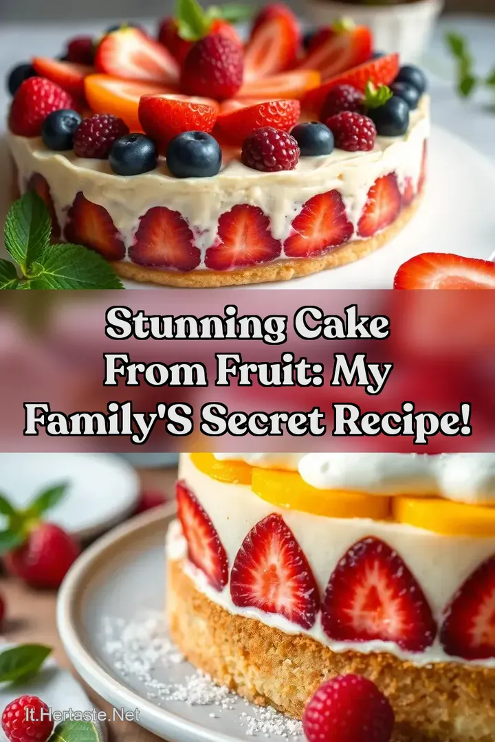 Stunning Cake From Fruit: My Family s Secret Recipe!