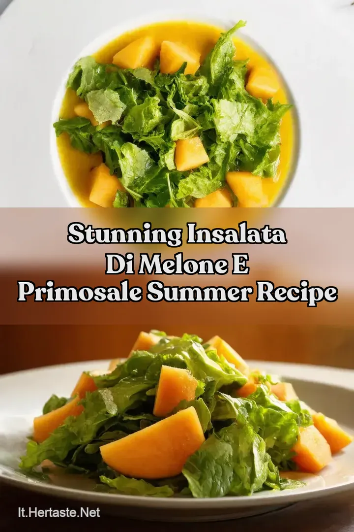 Stunning Insalata di Melone e Primosale Summer Recipe