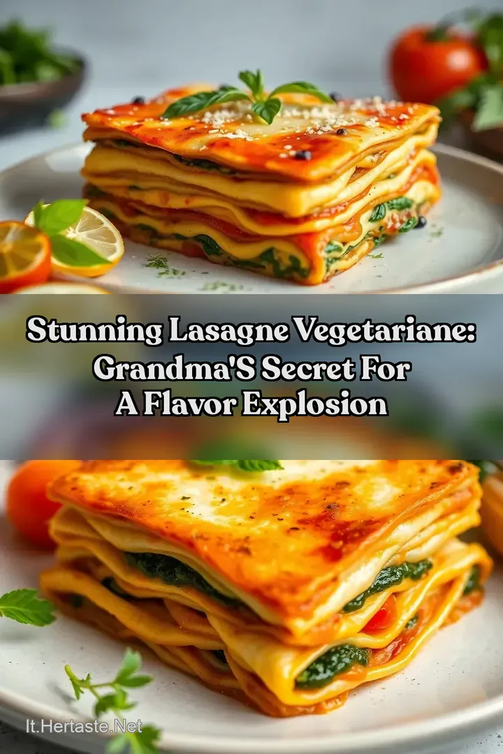 Stunning Lasagne Vegetariane: Grandma s Secret For a Flavor Explosion