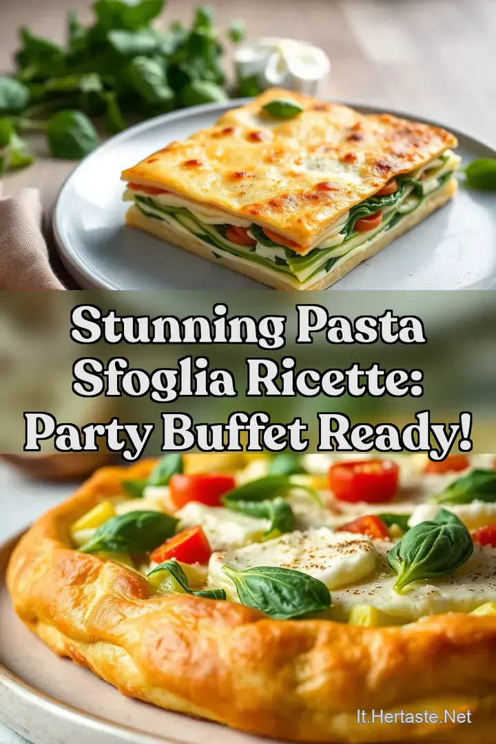 Stunning Pasta Sfoglia Ricette: Party Buffet Ready!