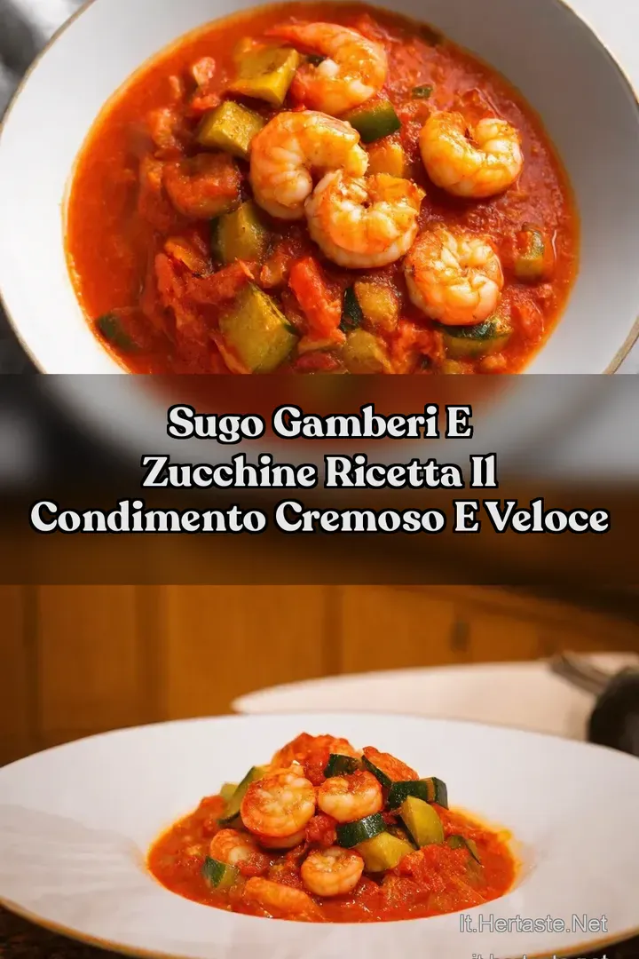 Sugo Gamberi e Zucchine Ricetta Il Condimento Cremoso e Veloce