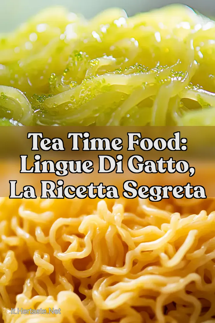 Tea Time Food: Lingue di Gatto La Ricetta Segreta