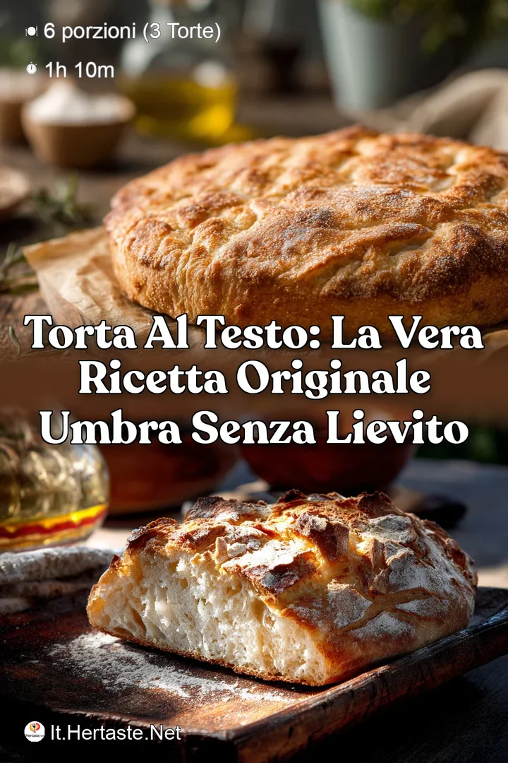 Torta al Testo: La Vera Ricetta Originale Umbra Senza Lievito