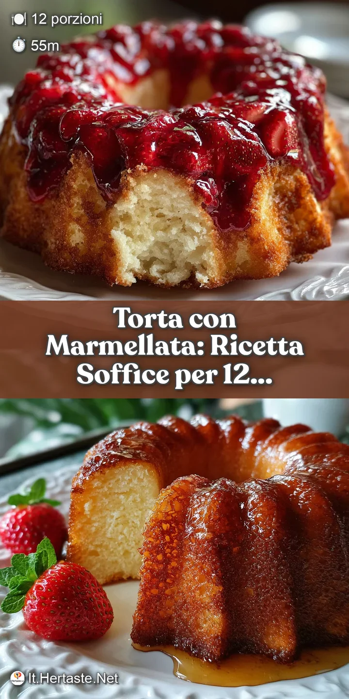 Close-up of the soft torta's surface, highlighting the sweet jam oozing between layers of tender, golden crust.