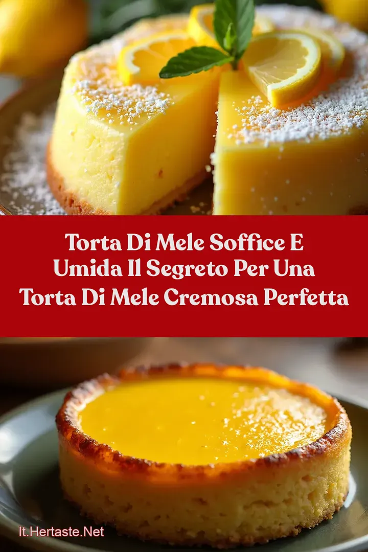 Torta di Mele Soffice e Umida Il Segreto per una Torta di Mele Cremosa Perfetta