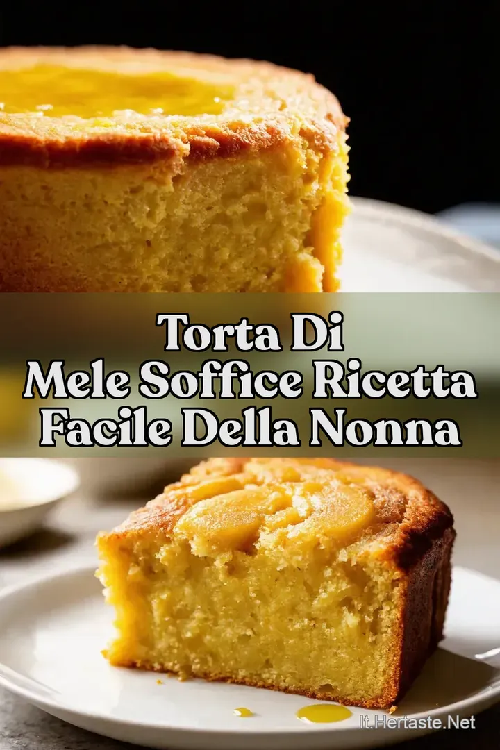 Torta di Mele Soffice Ricetta Facile della Nonna