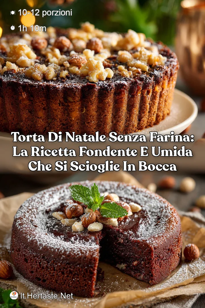 Torta di Natale senza Farina: La ricetta fondente e umida che si scioglie in bocca