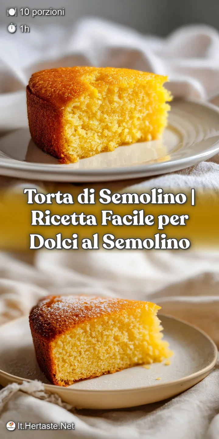 Close-up of a golden semolina cake slice with a delicate crumb, showcasing its comforting texture.