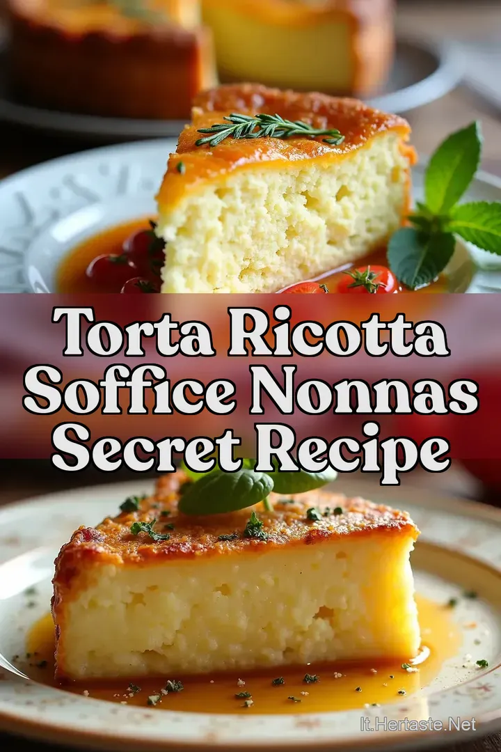 Torta Ricotta Soffice Nonnas Secret Recipe