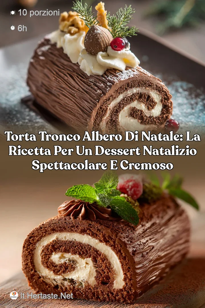 Torta Tronco albero di Natale: La ricetta per un dessert natalizio spettacolare e cremoso