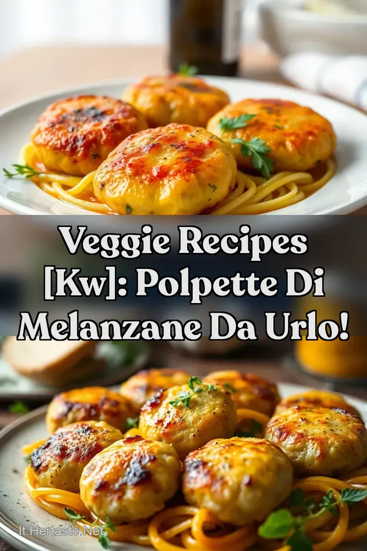 Veggie Recipes [kw]: Polpette di Melanzane da Urlo!