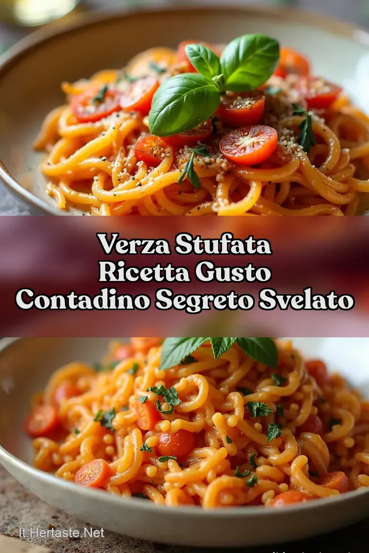 Verza Stufata Ricetta Gusto Contadino Segreto Svelato
