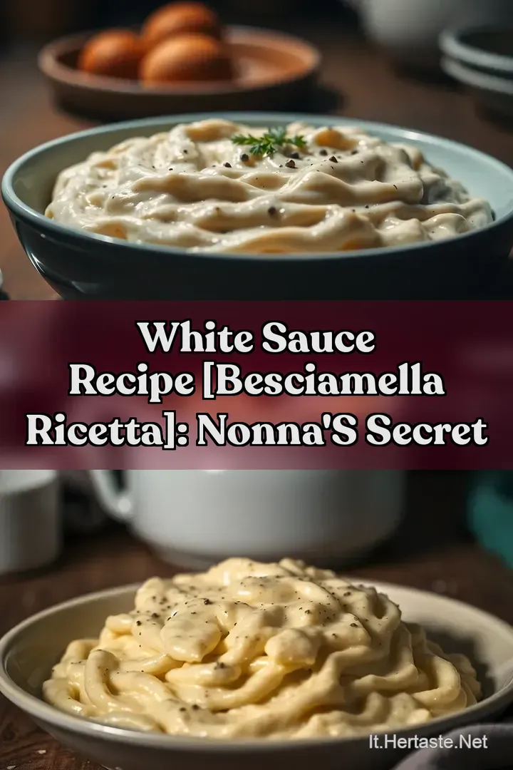 White Sauce Recipe [besciamella ricetta]: Nonna s Secret