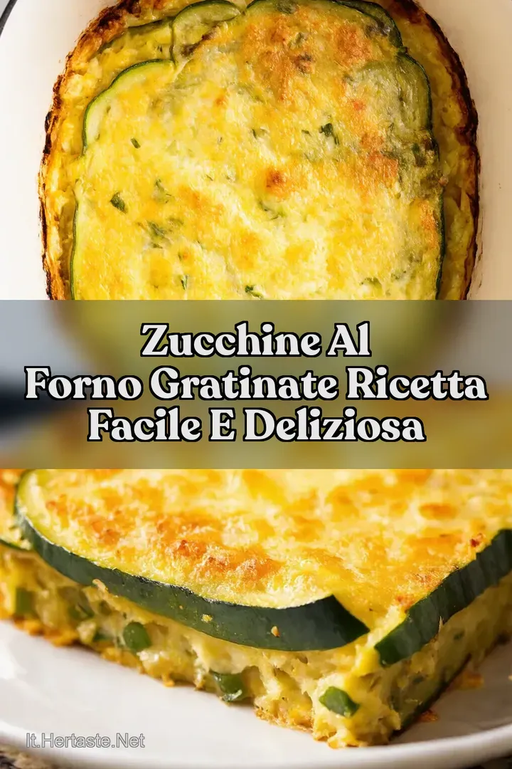 Zucchine al Forno Gratinate Ricetta Facile e Deliziosa
