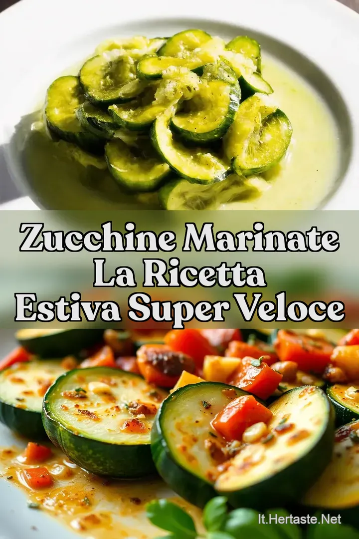 Zucchine Marinate La Ricetta Estiva Super Veloce
