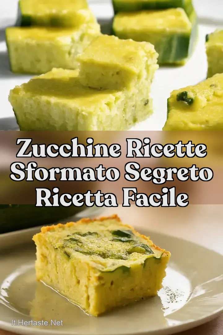 Zucchine Ricette Sformato Segreto Ricetta Facile