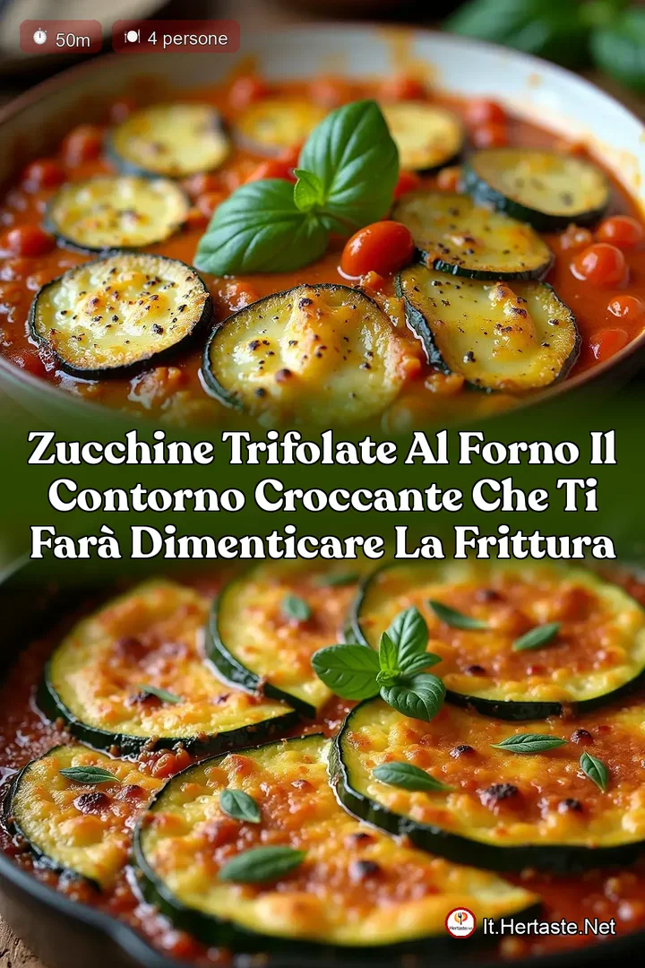 Zucchine Trifolate al Forno Il Contorno Croccante che ti Far&agrave; Dimenticare la Frittura