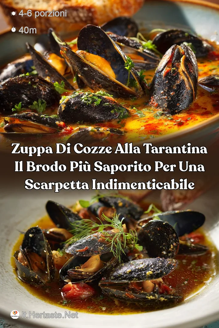 Zuppa di cozze alla Tarantina il brodo pi&ugrave; saporito per una scarpetta indimenticabile
