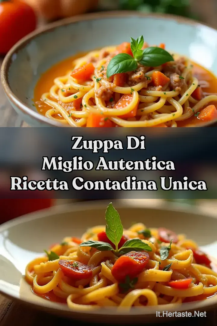 Zuppa di Miglio Autentica Ricetta Contadina Unica