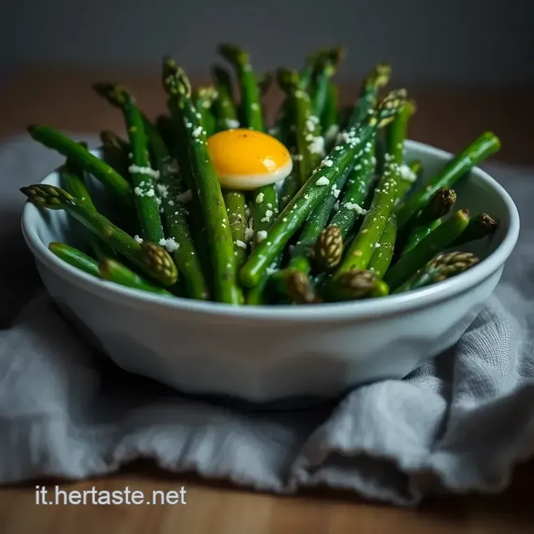 Asparagi Al Burro E Uova presentation