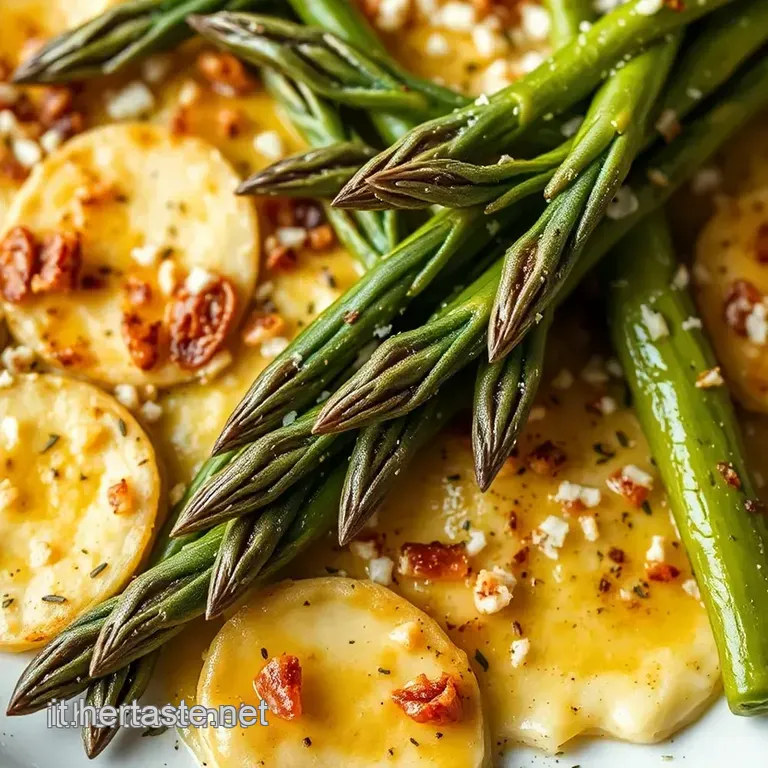 Asparagi Gratinati Al Parmigiano Con Glassa Balsamica presentation