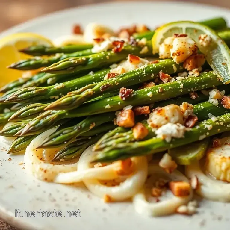 Asparagi Gratinati al Parmigiano con Glassa Balsamica