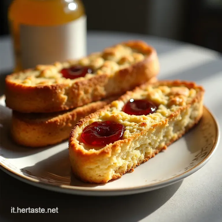 Biscotti da Inzuppo Gocce di Sole con Cuore di Confettura