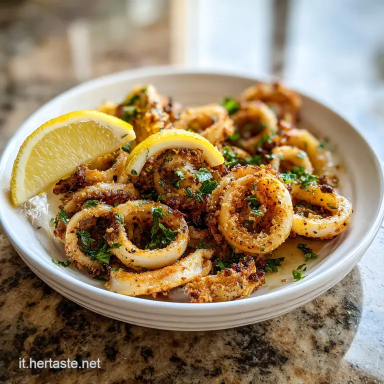 Calamari al Forno al Limone Morbidi