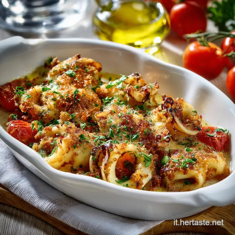 Calamari ripieni al forno: la ricetta elegante che stupisce tutti