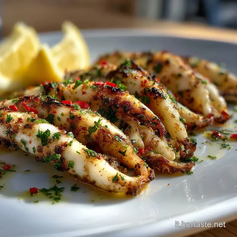 Calamari alla Griglia Teneri e Morbidi