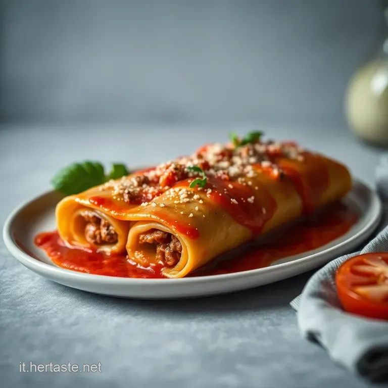Cannelloni della Nonna: Un Tripudio di Carne e Amore