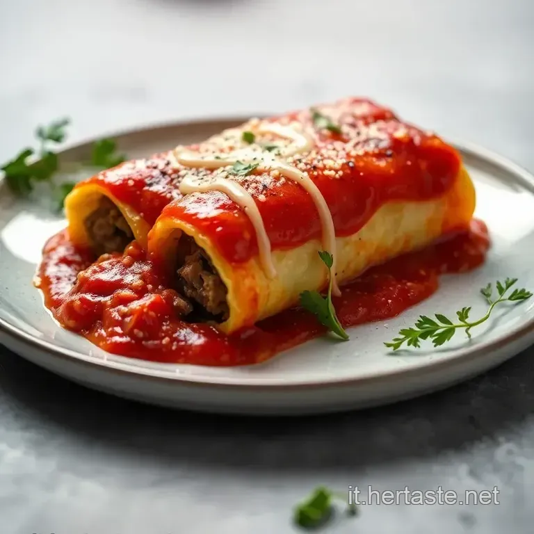 Cannelloni Di Carne: Un Abbraccio Di Sapori presentation