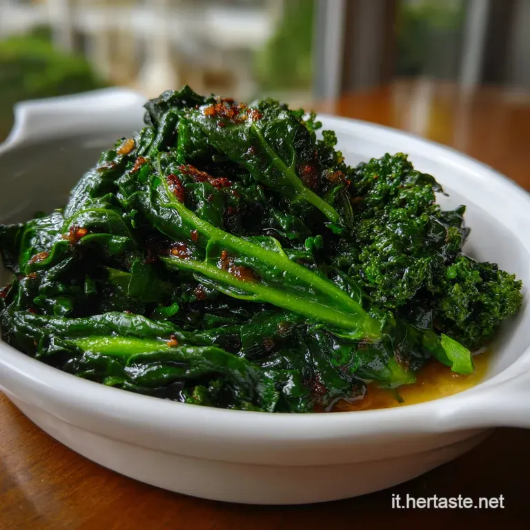 La Tua Cavolo Nero in Padella Saporito 2 Perfetta presentation