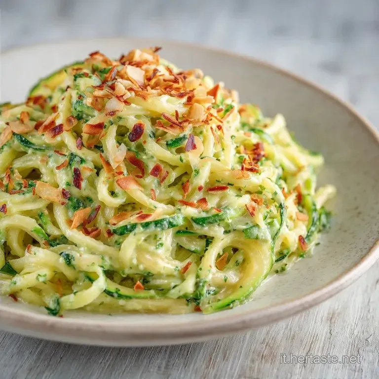 Cena Zucchine Veloce: Pasta Cremosa e Mandorle