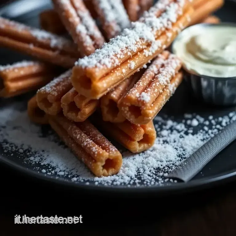 Churros Perfetti - Cinnamon-Sugar Dream Sticks presentation