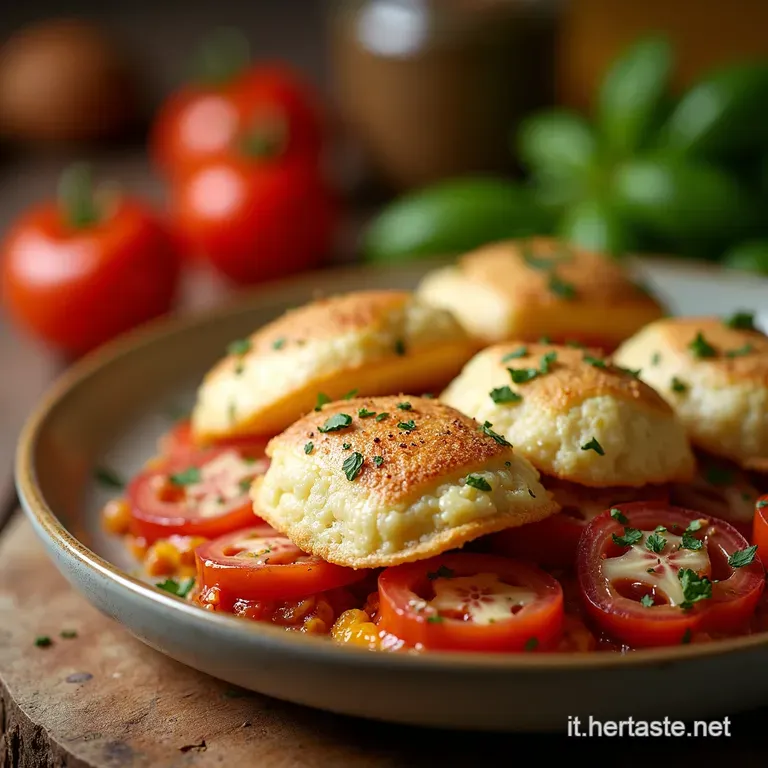 Ciambella Salata Rustica Con Prosciutto E Provola presentation