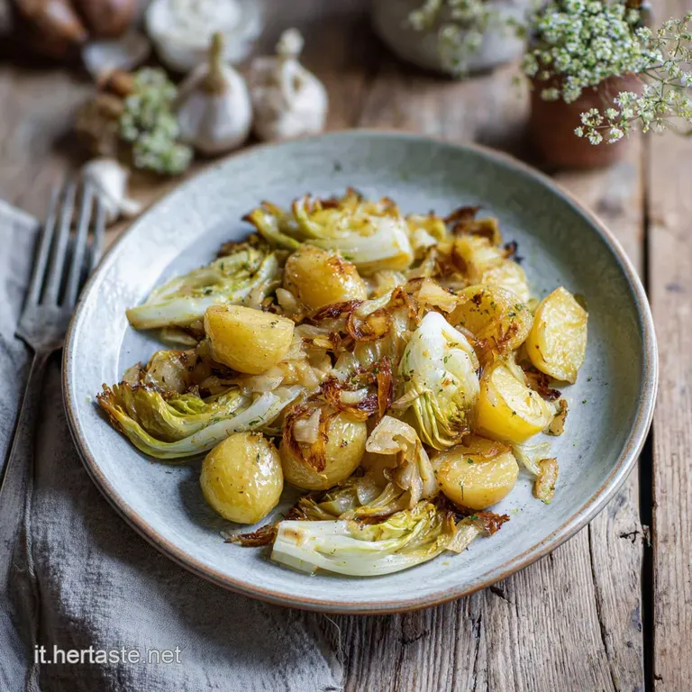 Cicoria Ripassata con Patate