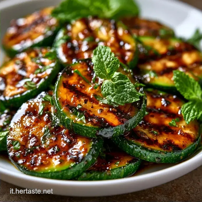 Contorno Zucchine Grigliate Semplice in 20 Minuti