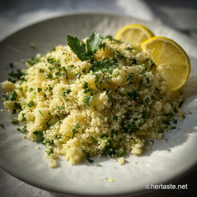Couscous Limone ed Erbe: Fresco e Veloce