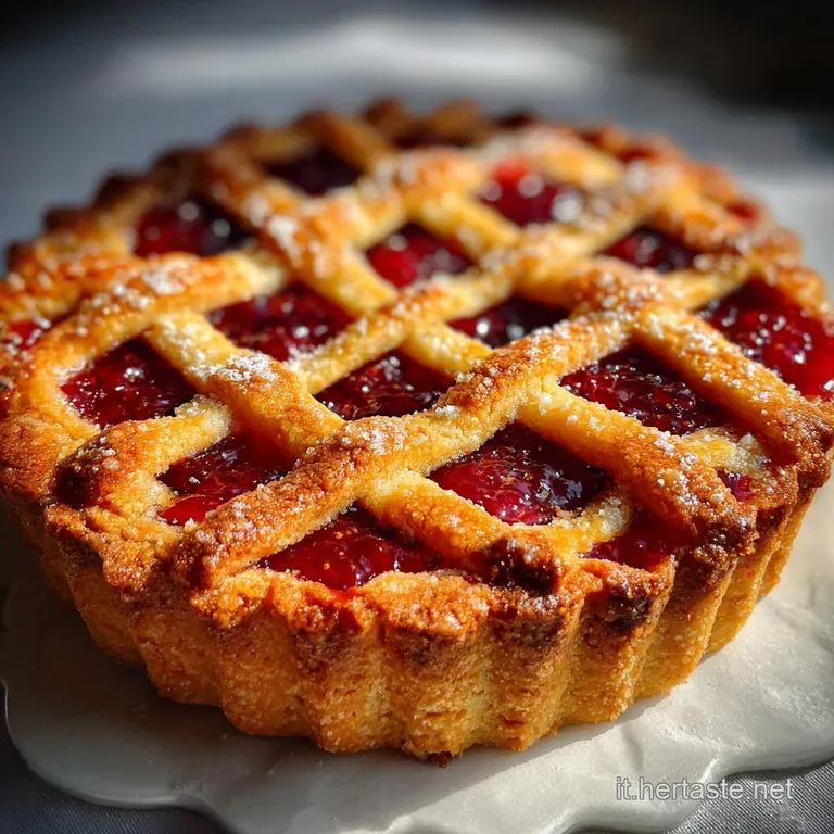 Crostata alla Marmellata: Struttura Friabile e Cuore Vellutato