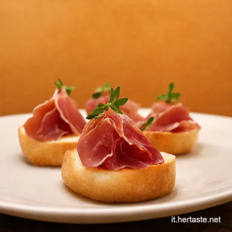 Crostini Prosciutto E Fichi Un Bacio Destate in Un Boccone presentation