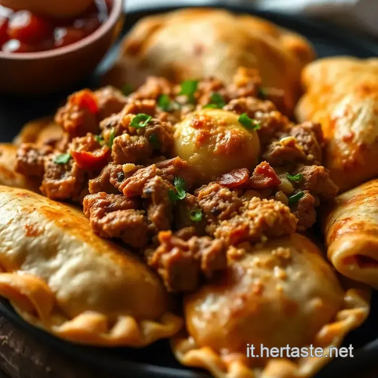 Empanadas Di Manzo Saporite presentation