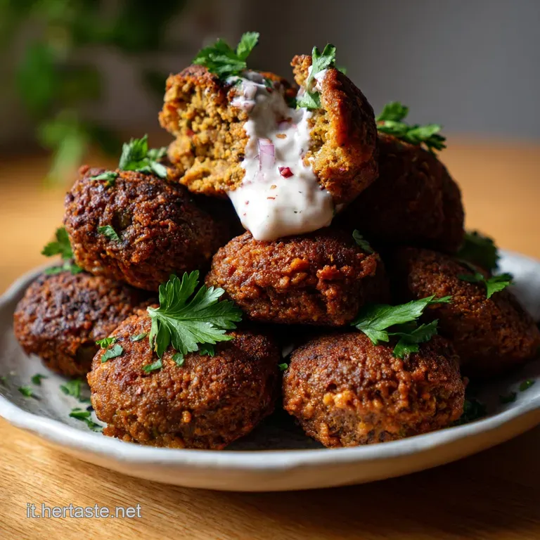 Ricetta Falafel Ceci Secchi Come Fare Falafel Trad: Il Segreto Croccante presentation
