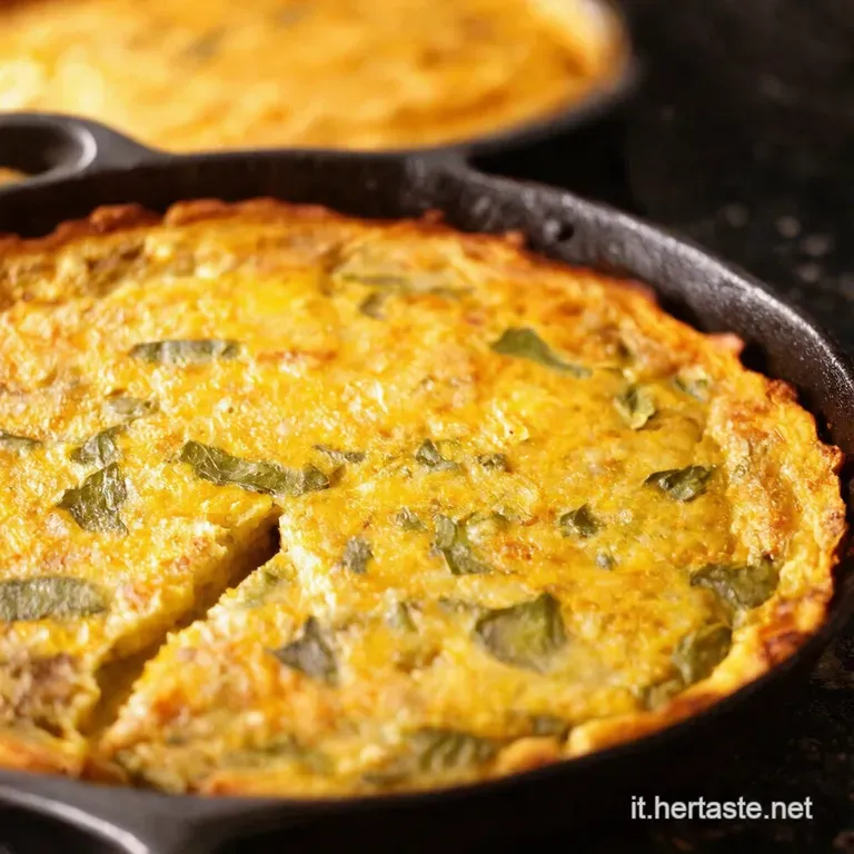 Frittata Di Cipolle Alla Casalinga presentation