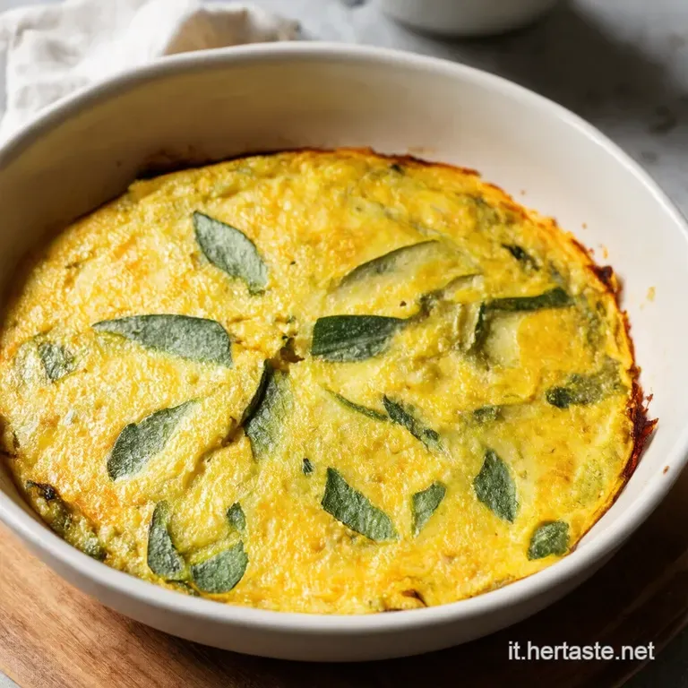 Frittata di Zucchine Cremosa Un Sole nel Piatto