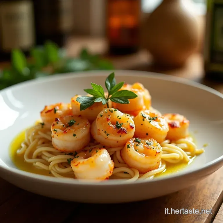 Gamberetti Aglio E Olio presentation