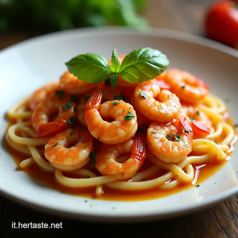 Gamberoni al Pomodoro e Basilico un Sogno Mediterraneo