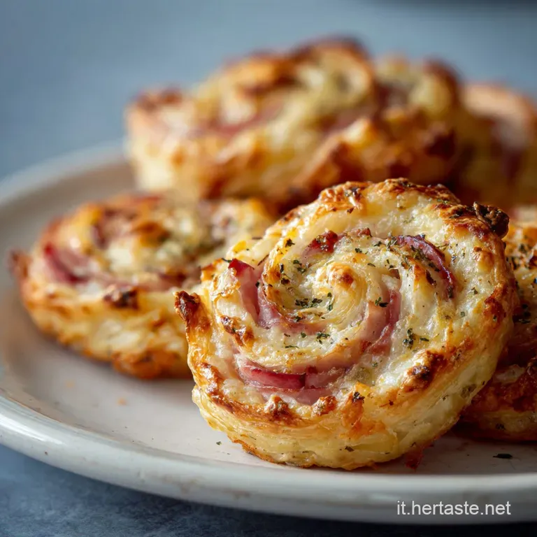 Girelle di Sfoglia con Patate e Mortadella