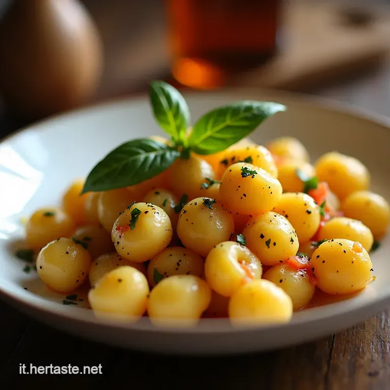 Gnocchi Di Patate Fatti in Casa Un Abbraccio Di Bont&agrave; presentation